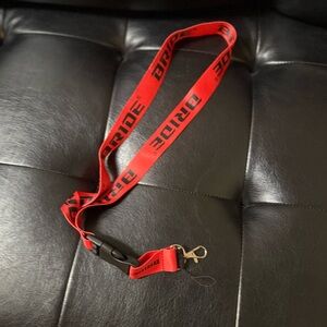 BRIDE JDM Red Lanyard